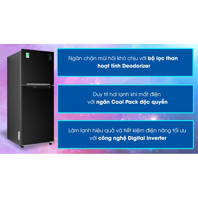 [TRẢ GÓP 0%] Tủ lạnh Samsung Inverter 208 lít RT20HAR8DBU/SV (Giá áp dụng giao tại HN, HCM& các tỉnh liên hệ shop)