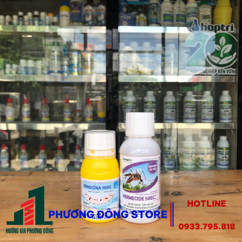 Combo thuốc diệt muỗi Fendona 50ml + Permecide 100ml( bọ đậu đen)