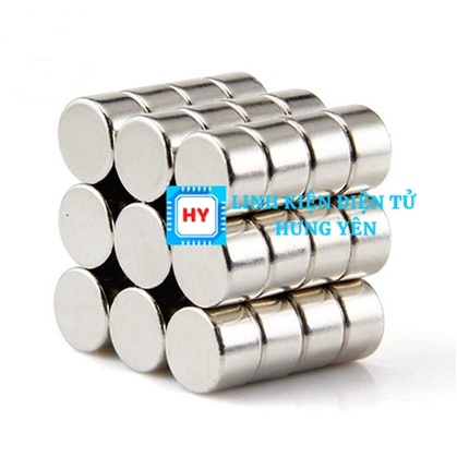 Nam Châm Đất Hiếm Tròn Nhiều Kích Thước