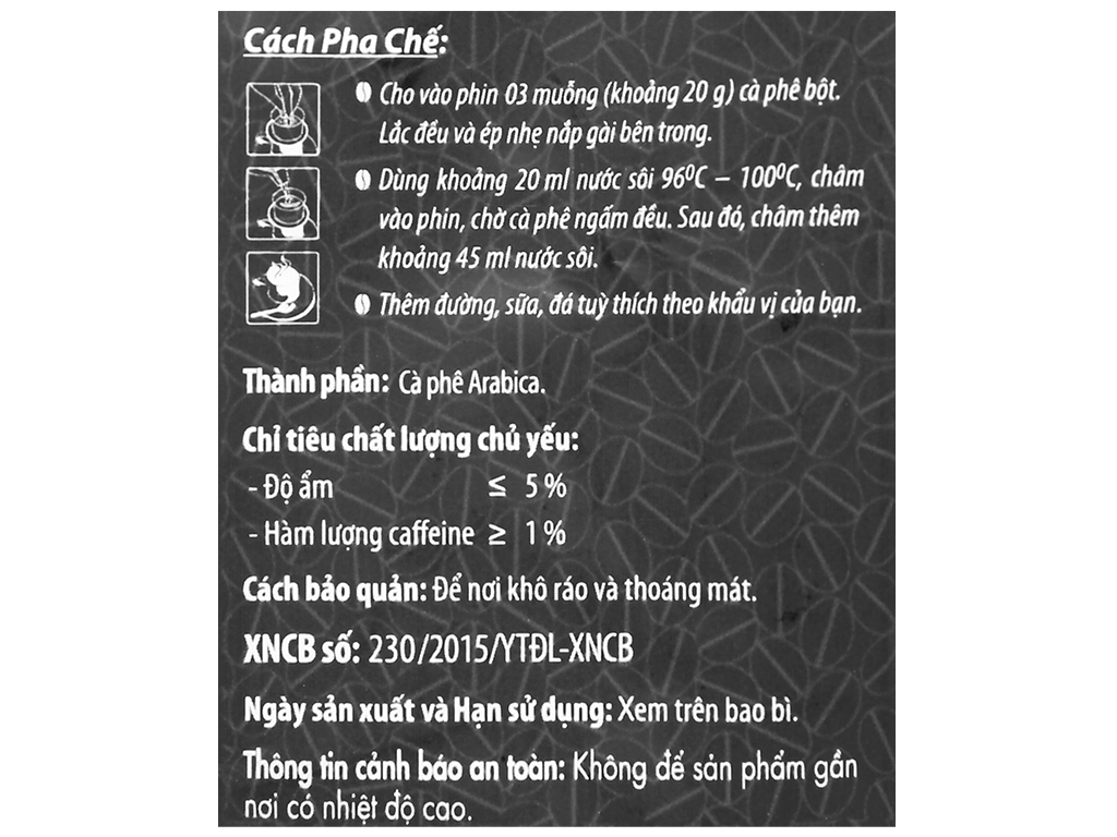 [HCM]Cà phê Trung Nguyên sáng tạo 5 340g