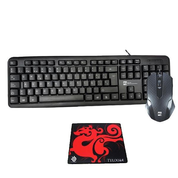 [HCM][TẶNG LÓT X88] COMBO PHÍM CHUỘT R8 1901 / ZT600
