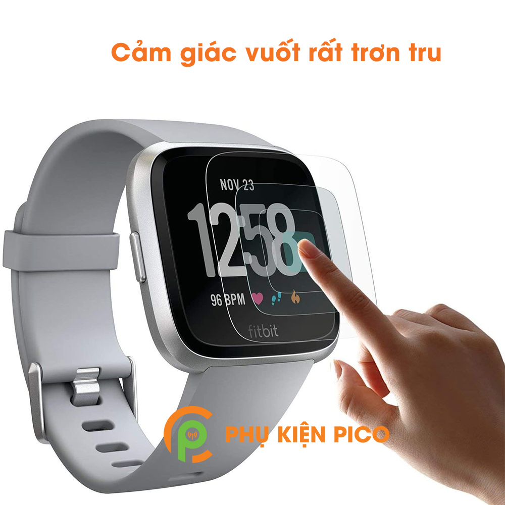 Dán màn hình đồng hồ Fitbit Versa 2 PPF cao cấp dẻo trong suốt