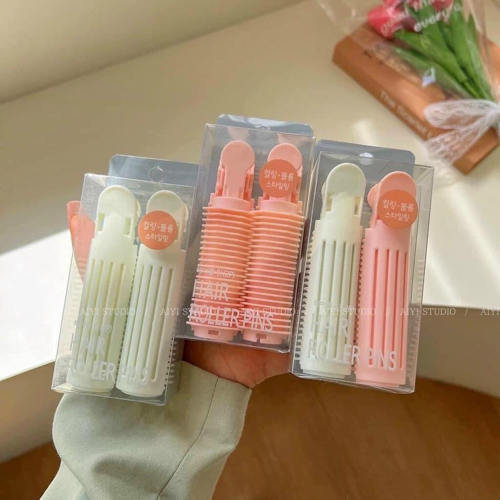 Combo 2 lô kẹp mái, uốn tóc nhiều kiểu uốn phồng mái