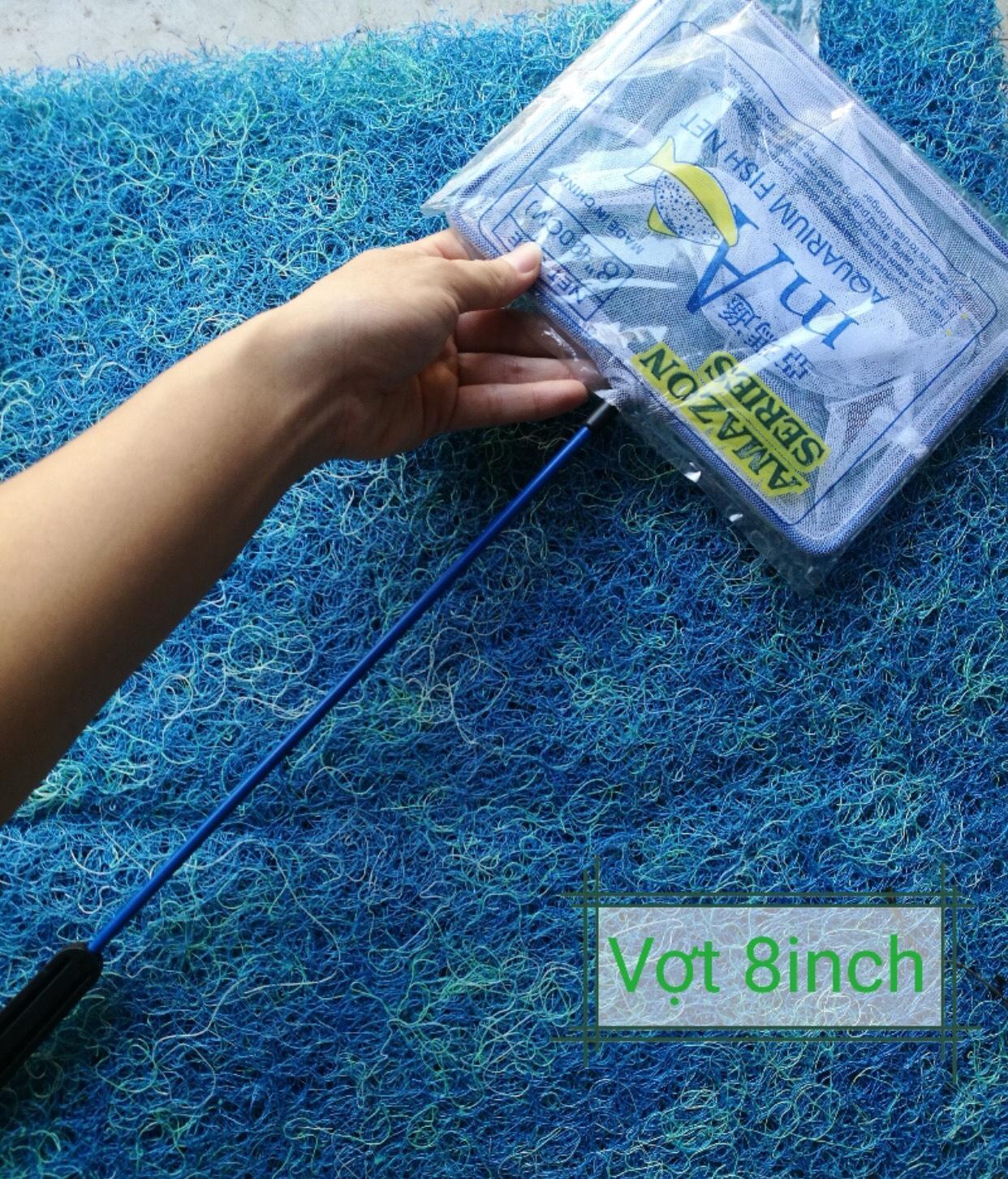 Vợt vớt cá cán nhựa cứng 8inch 20cm