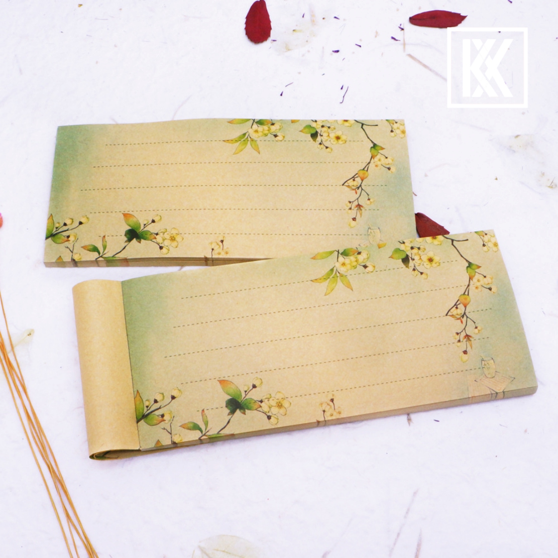Giấy note Cổ phong, khổ 17.6 x 7.5 cm