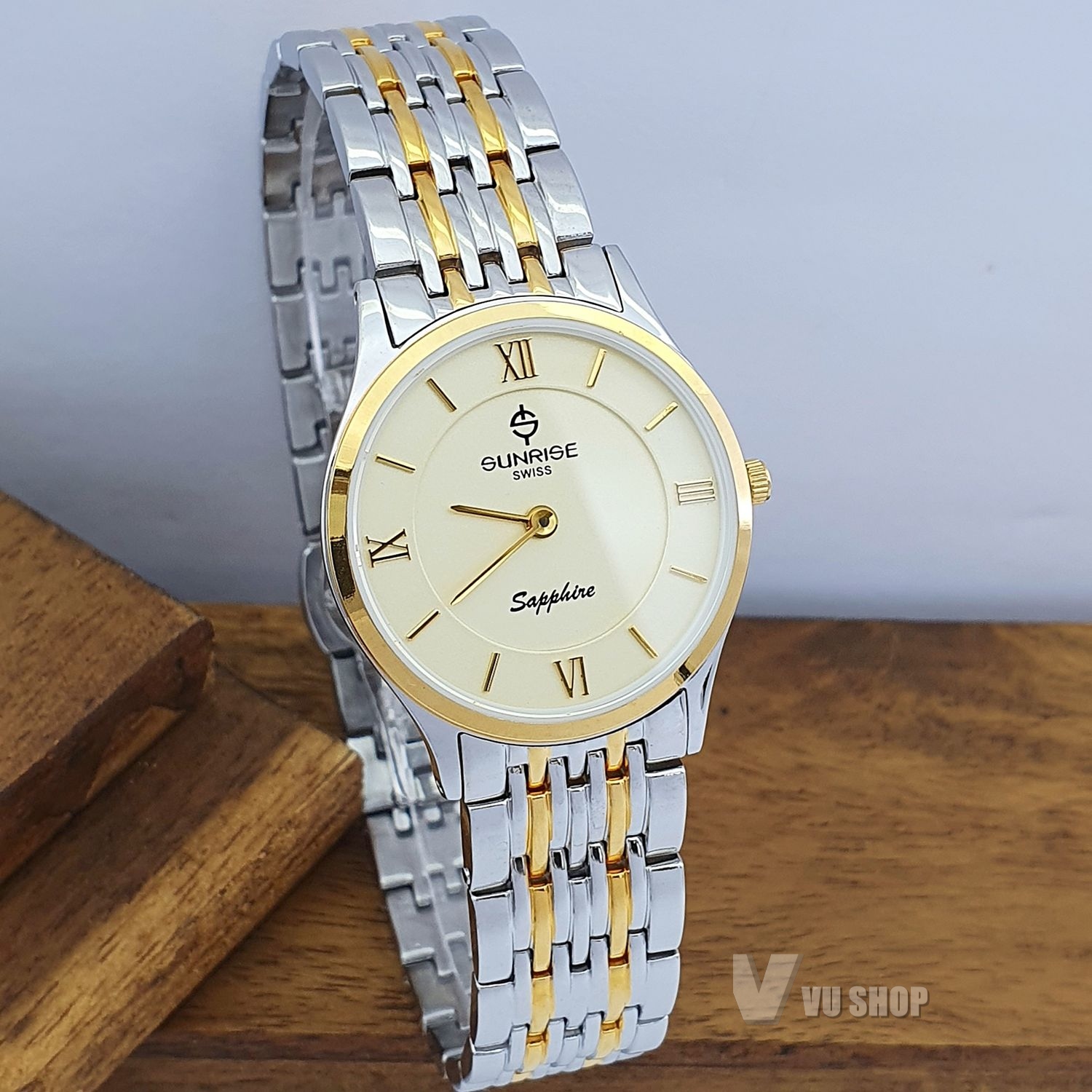 [HCM]Đồng hồ nữ SUNRISE DL736SWC Chính hãng