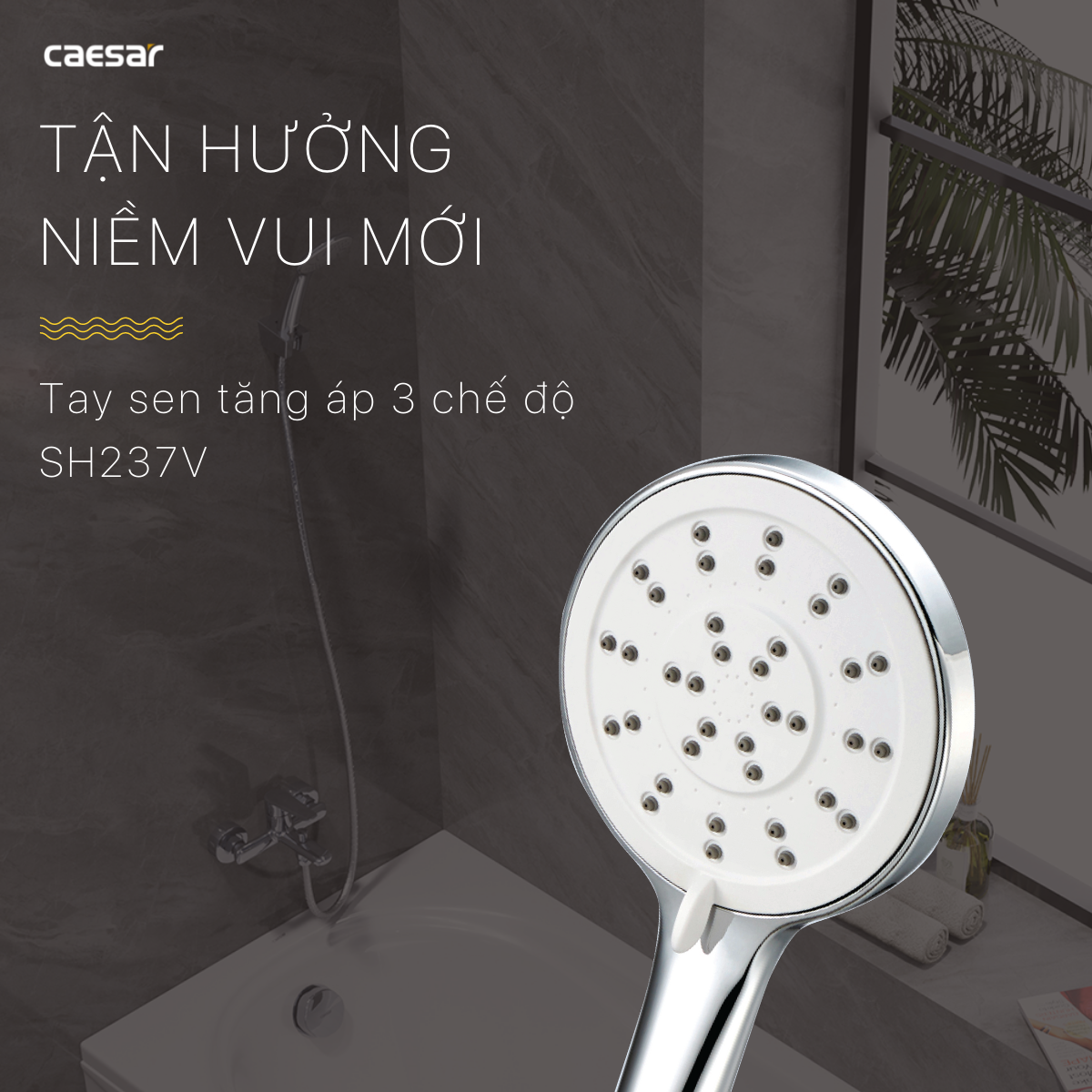 Tay sen 3 chế độ xả SH237V