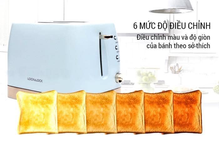 Máy nướng bánh mì Lock&Lock Morning Toaster EJB221
