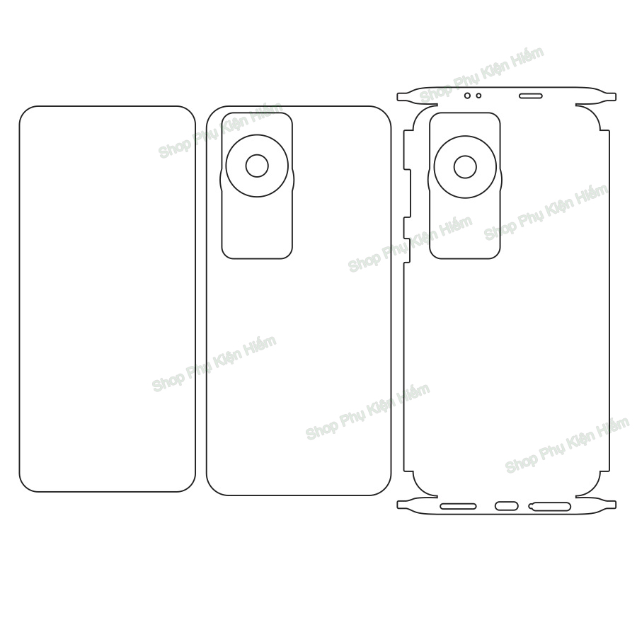 Dán PPF full viền Huawei P60 Pro - P60 - Tặng dán camera