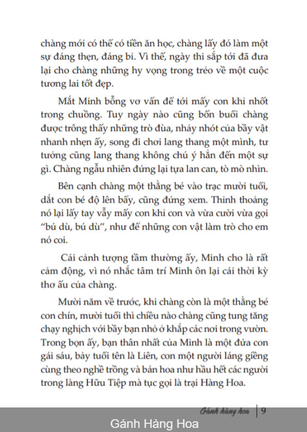 Gánh hàng hoa (bìa cứng)