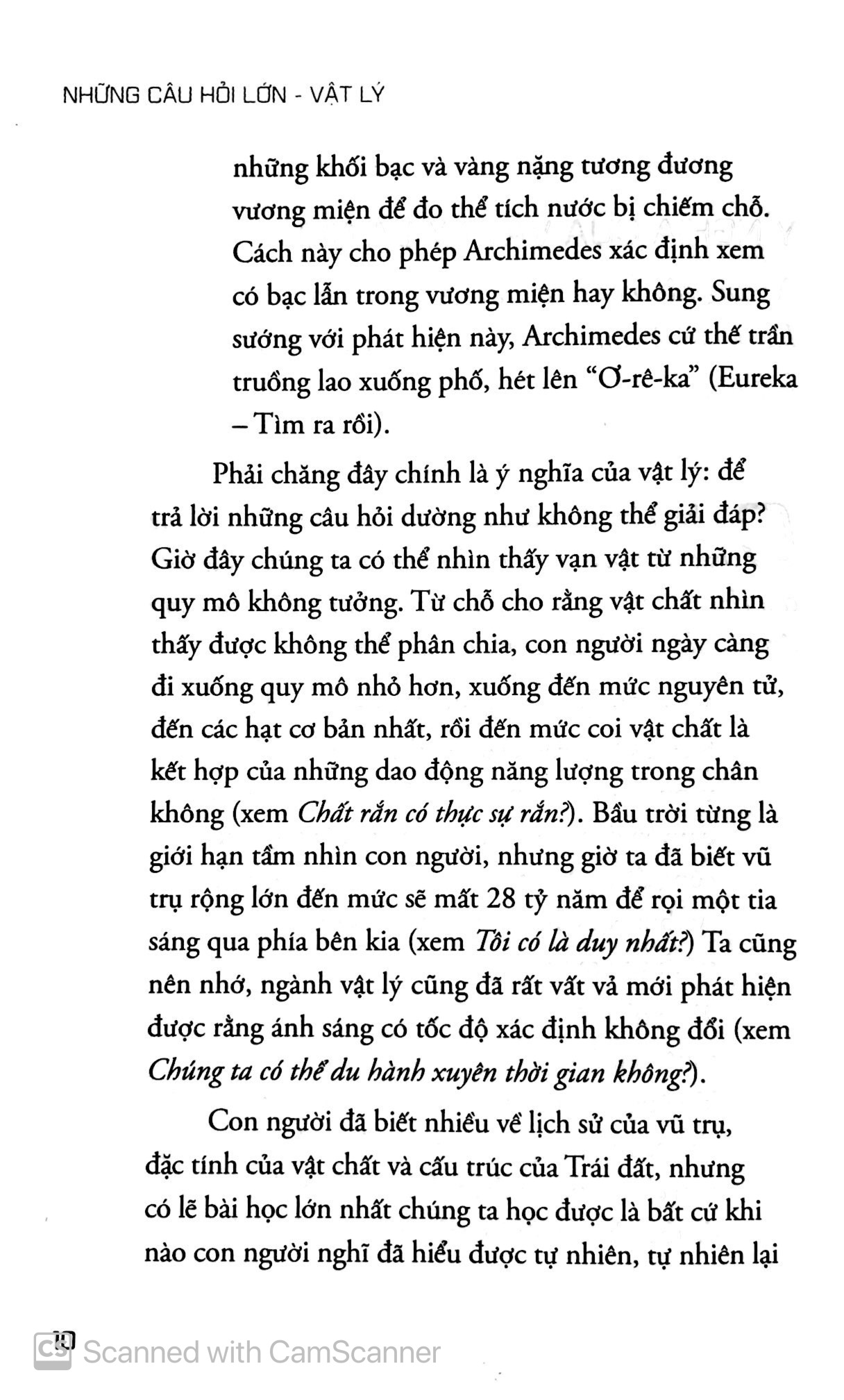 Những Câu Hỏi Lớn Vật Lý