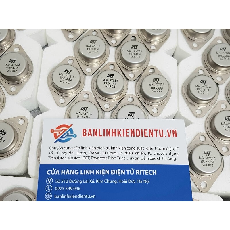 [Combo 3 chiếc] BUX48A Transistor NPN 15A 450V 175W TO-3