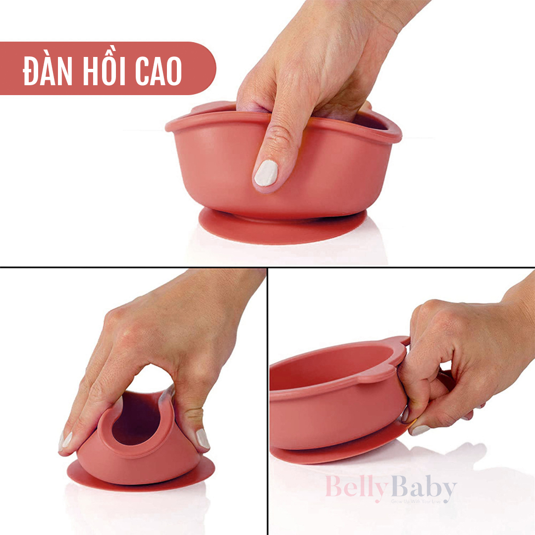 Bát ăn dặm Silicon, Bộ bát ăn dặm Belly Baby