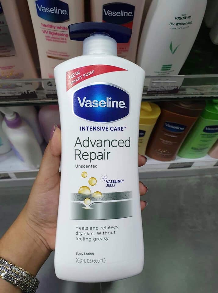 Sữa dưỡng thể vaseline intensive care advanced repair body lotion 600ml chính hãng - 6272