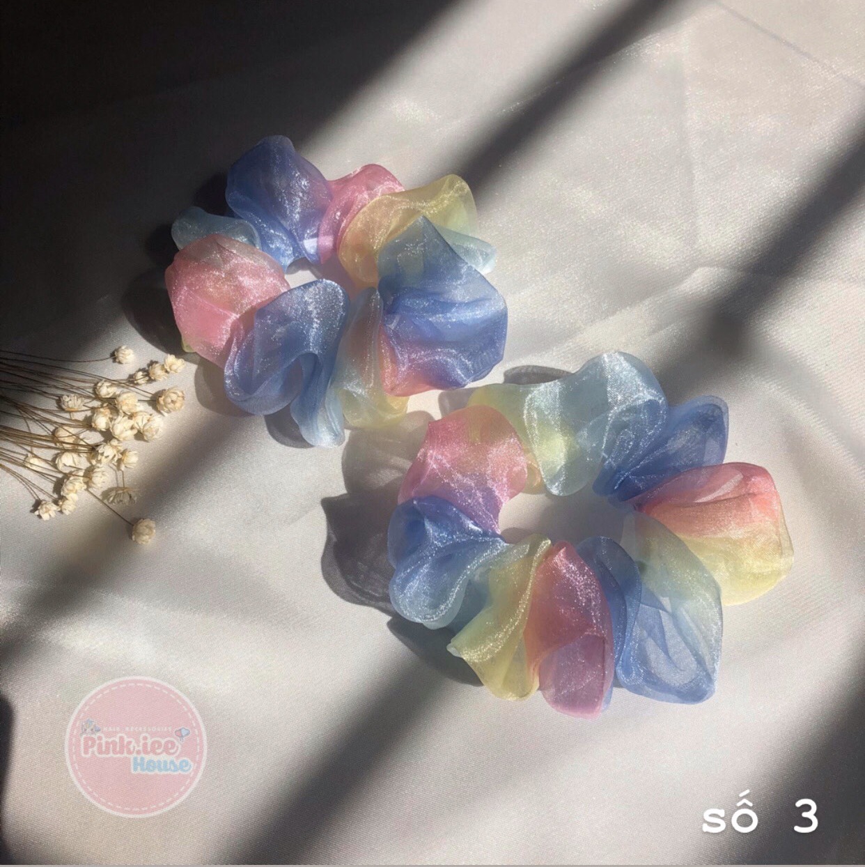 [HCM]SCRUNCHIES VON LOAN MÀU 3 MẪU - CỘT TÓC HOTTREND