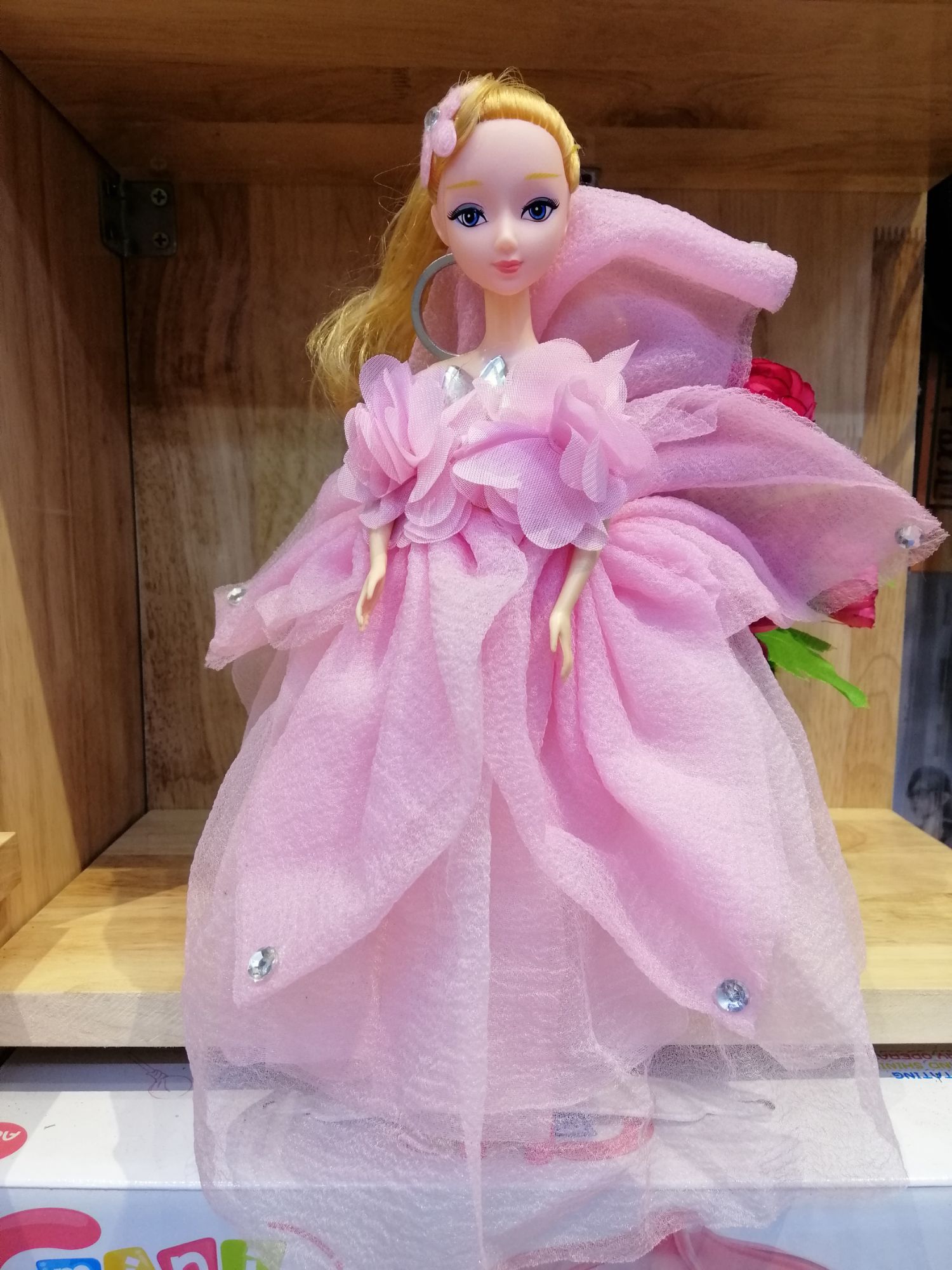 BÚP BÊ VÁY HỒNG SIZE 30CM
