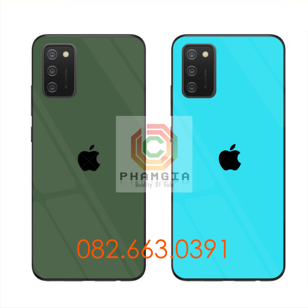 Ốp lưng Samsung A02s A03S giả iphone phủ bóng