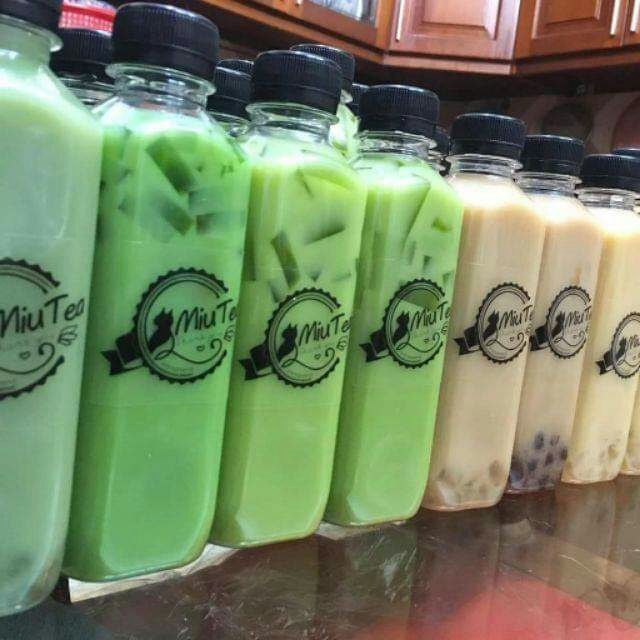 Compo 20 chai nhựa men 350ml đựng trà sữa
