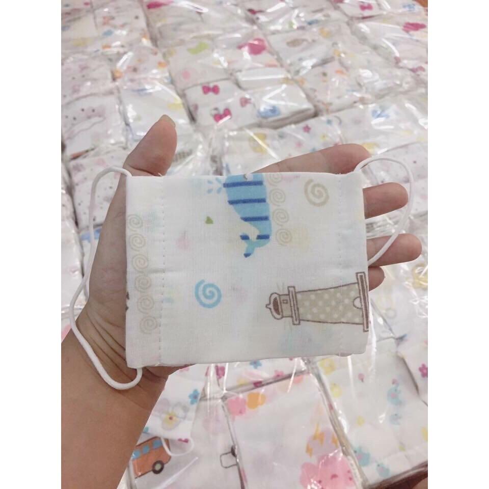 Khẩu trang cho bé chất xô 1 đến 3 tuổi