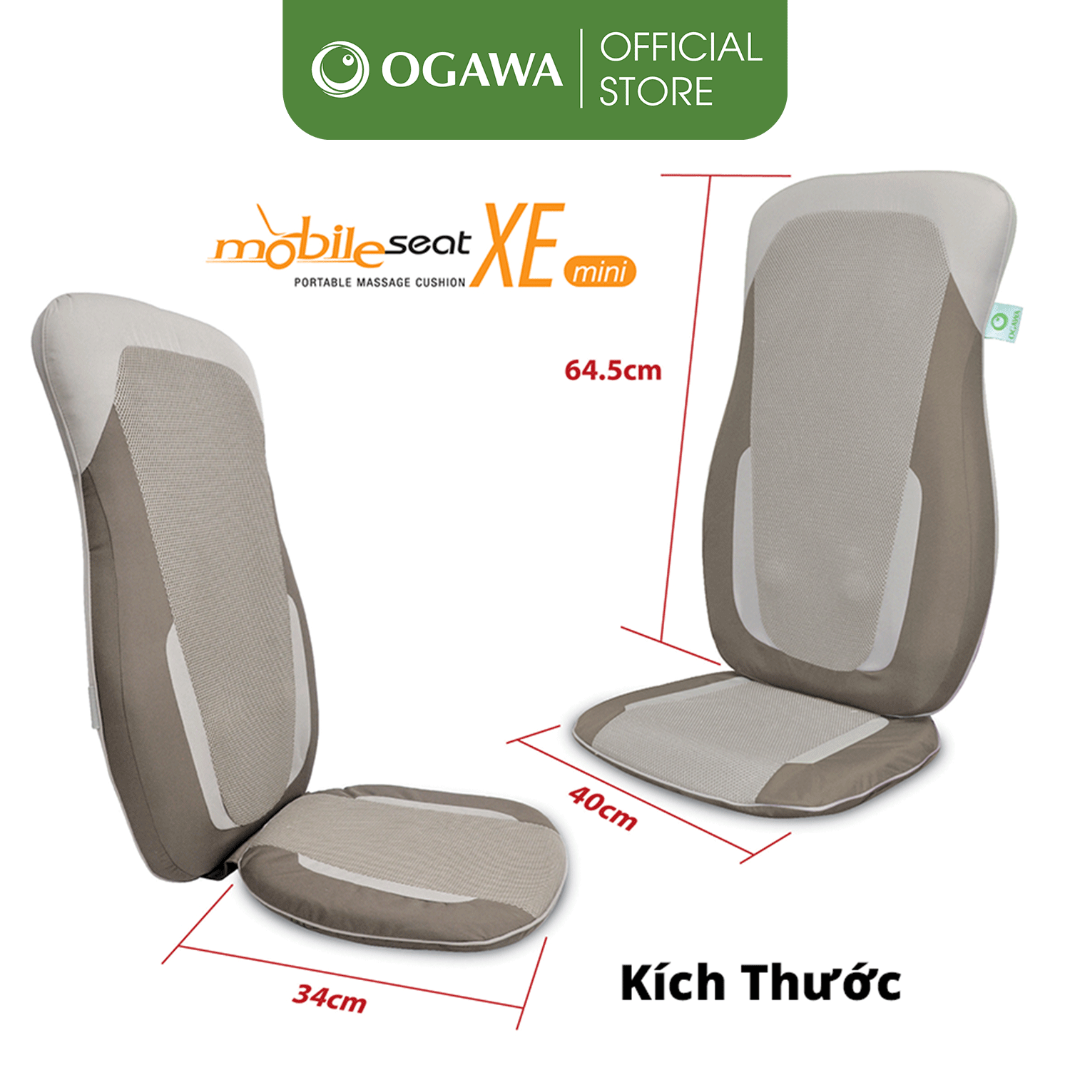 Đệm massage OGAWA Mobile Seat Mini