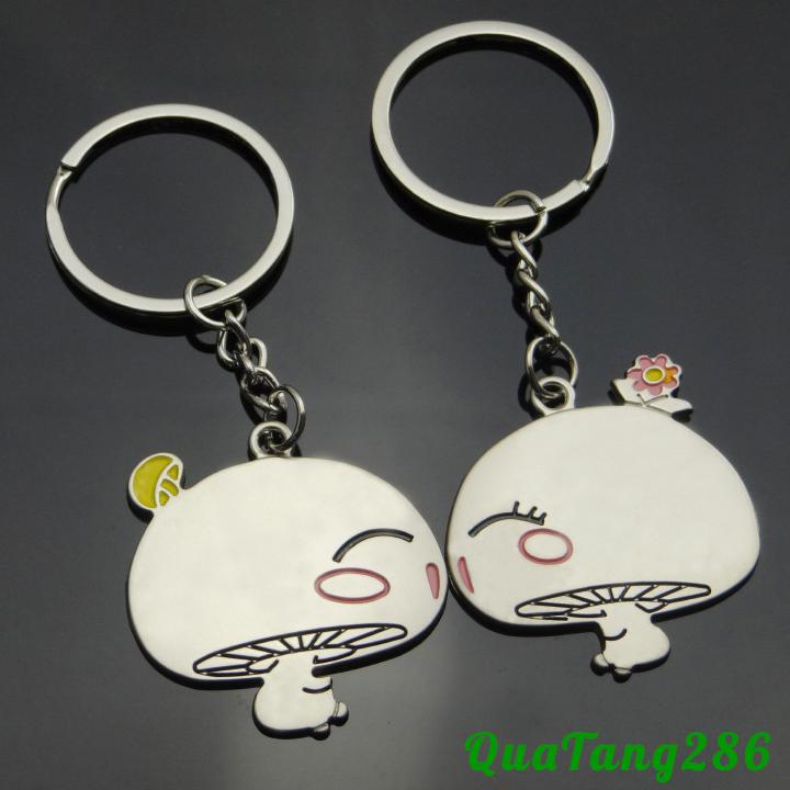 Móc khóa đôi baby Móc chìa khóa cute