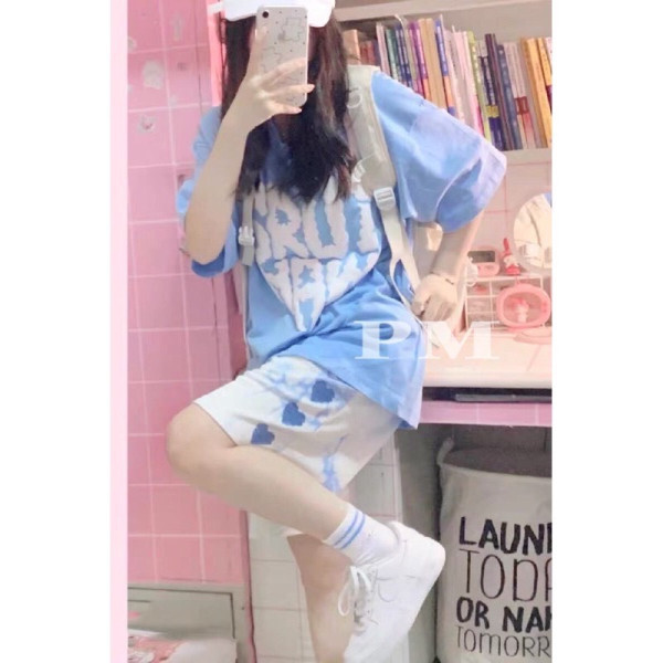 SÉT ÁO CHỮ NGỰC+QUẦN LOANG TIM