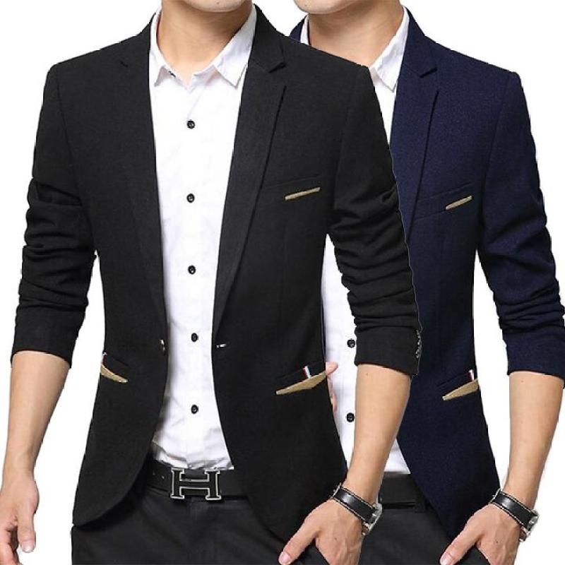Áo Khoác Vest Nam Kaki Mềm Mịn Màu Đen Và Xanh Đen Thời Trang TCFashion - QN07219