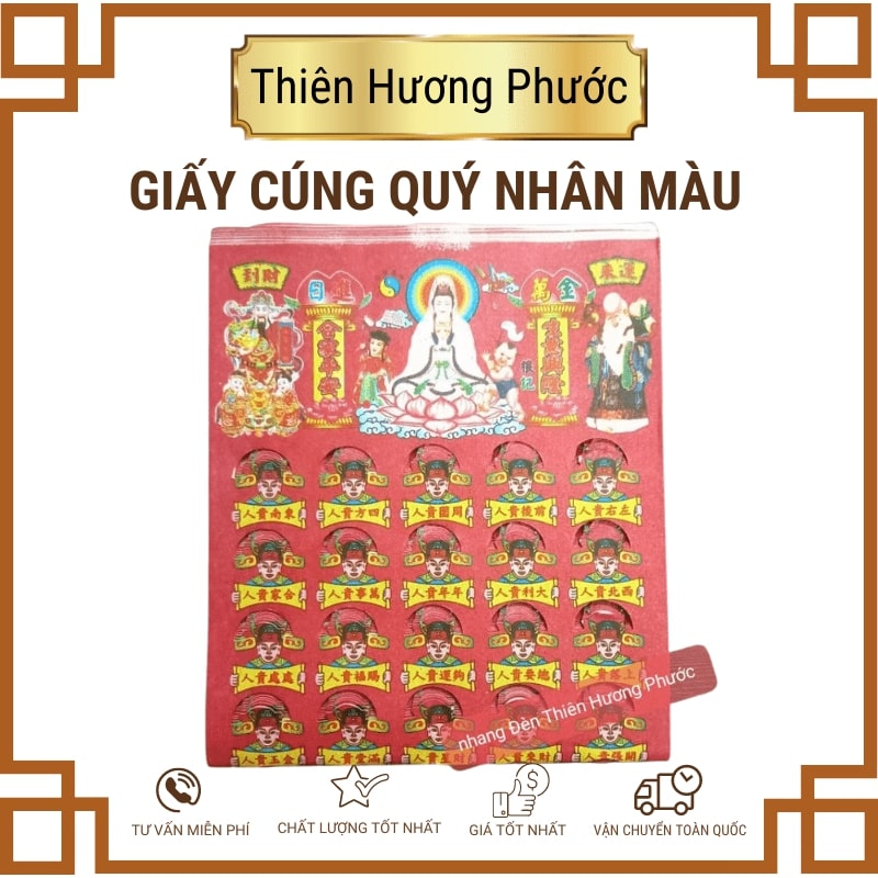Giấy cúng quý nhân 100g in