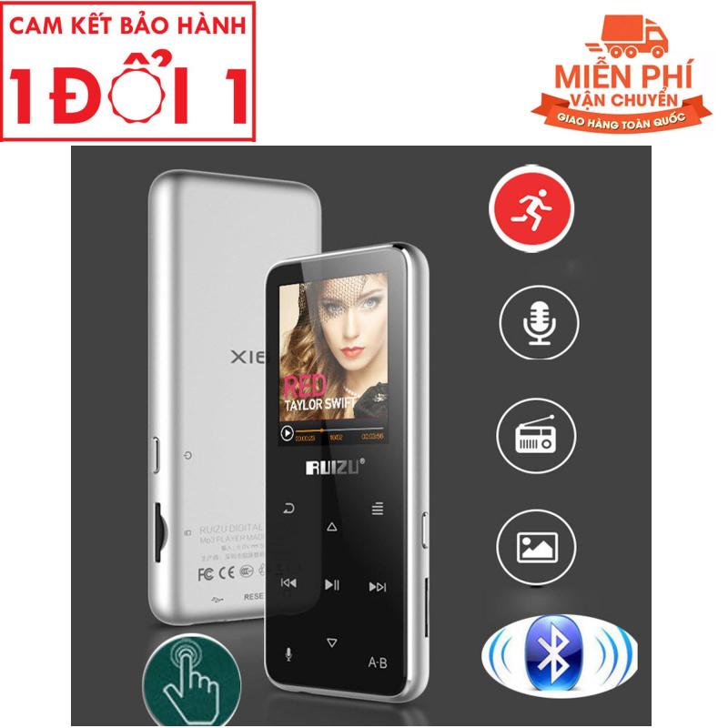 RUIZU X16 Bluetooth MP3 Player Hifi Sports Flac Music Player With Built-in Speaker Support FM Radio Recording E-Book Pedometer - Máy nghe nhạc thể thao Bluetooth, HiFi Ruizu X16-8GB (Hàng công ty nhập khẩu và phân phối trực tiếp)