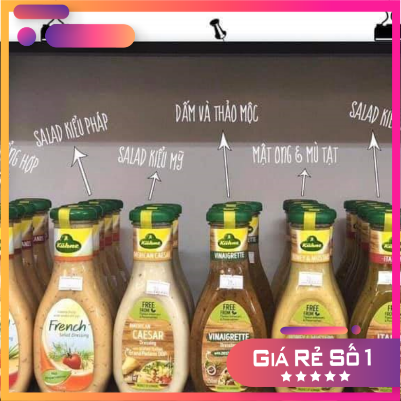 Sốt Trộn Salad Hiệu Kiihne Salad Dressing 250Ml