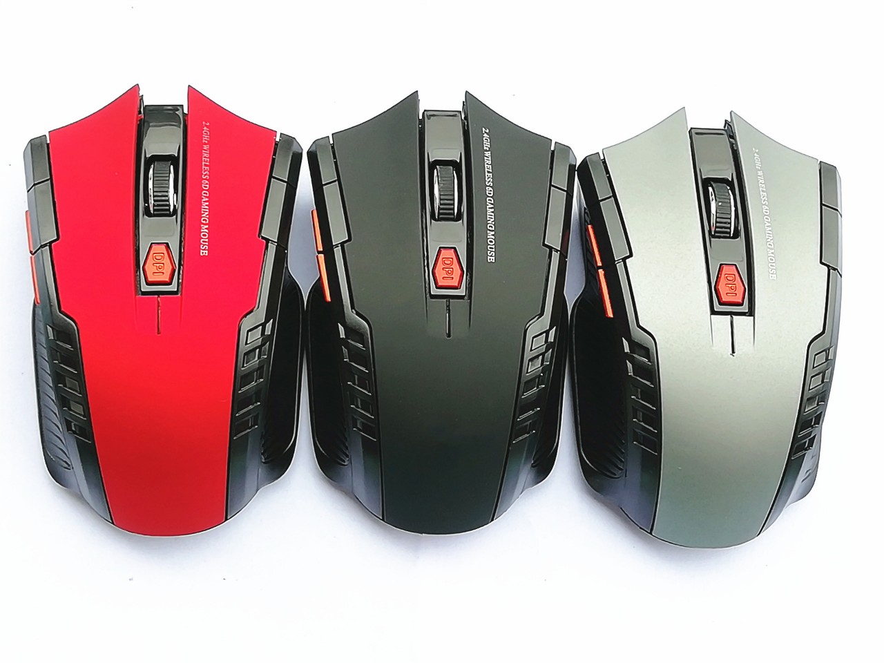 Chuột quang không dây 2.4GHz Wireless 1600DPI 6 nút chuột game không dây đa năng