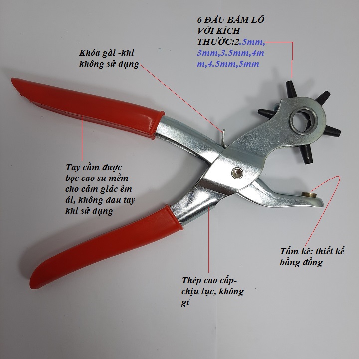 KIỀM BẤM LỖ DÂY NỊT