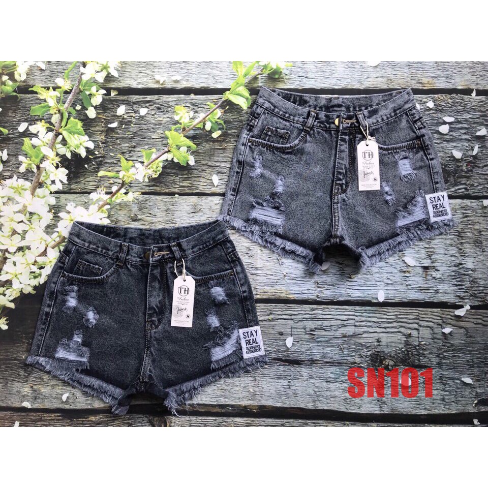 Quần short Jean nữ rách