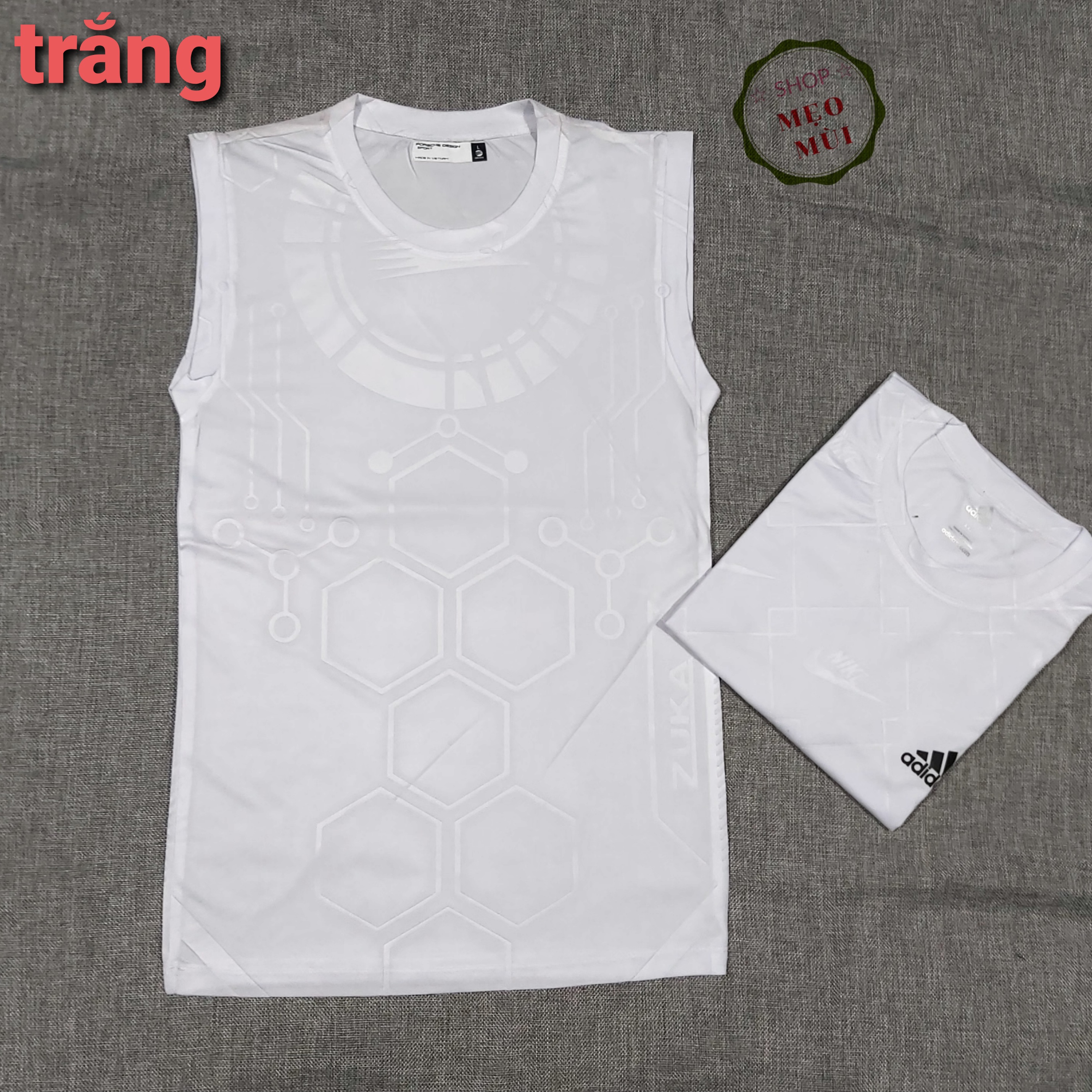 Áo thun thể thao nam sát nách thun lạnh cực hot
