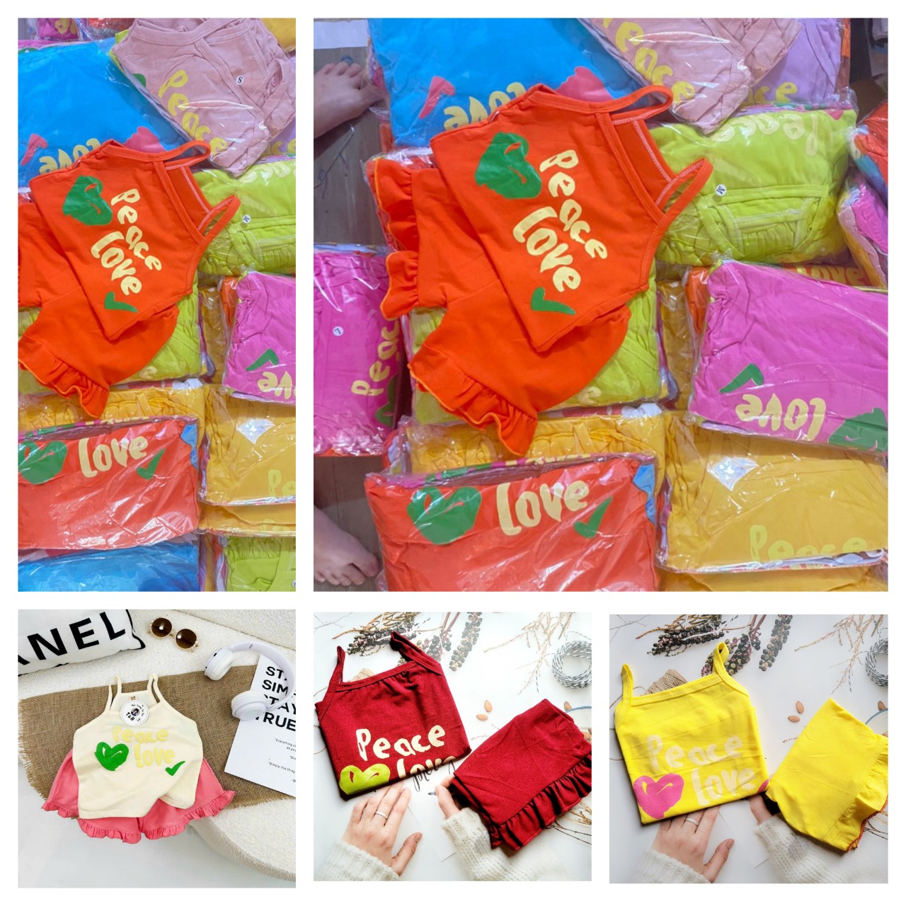 [ MẨU MỚI ]COMBO 3 BỘ 2 DÂY BÉ GÁI CỰC CUTE CHẤT SIÊU CO DÃN 6-18kg