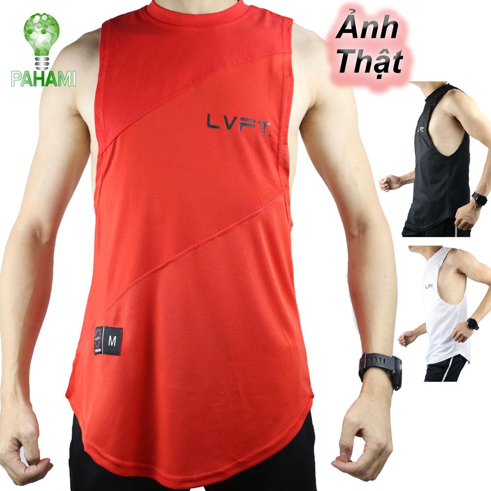 Áo ba lỗ tập gym nam - ÁO TANKTOP TẬP GYM NAM - Ảnh thật- mã SA470, áo gym cao cấp