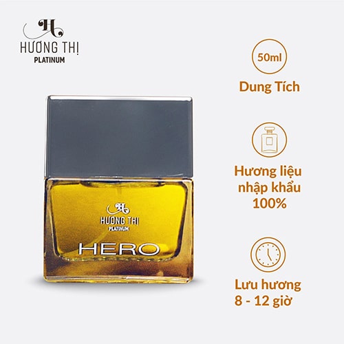 Huong Thi HERO Men's Perfume (50ml bottle)