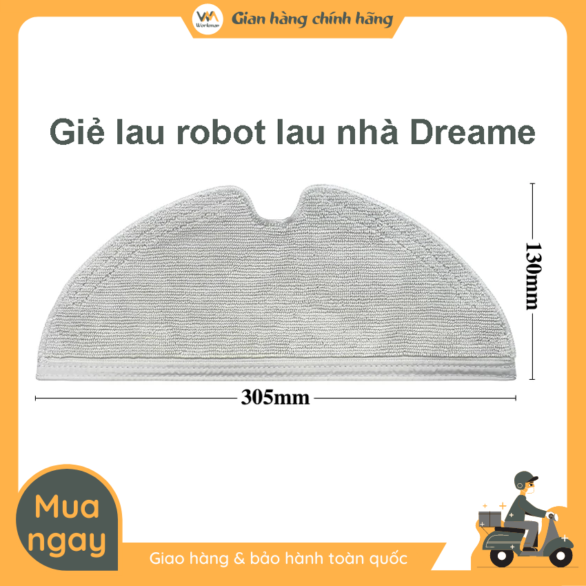 Giẻ Lau Sàn Robot Hút Bụi Dreame