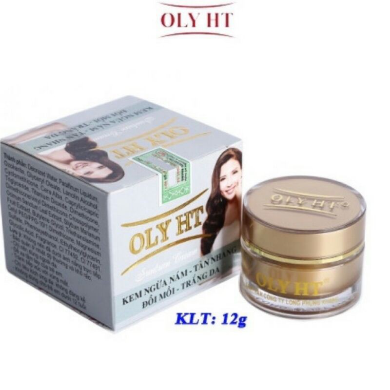 Kem oly ht ngừa nám tàn nhang đồi mồi trắng da 12g