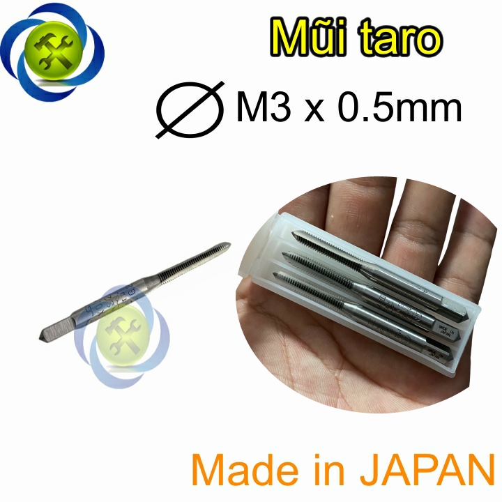 Mũi taro m3 x 0.5 htd-m305 japan