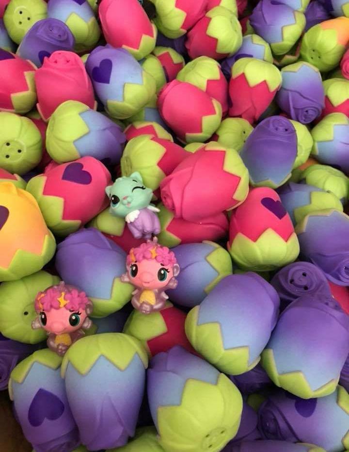 SET 10 QUẢ TRỨNG HATCHIMALS HOA SÒ