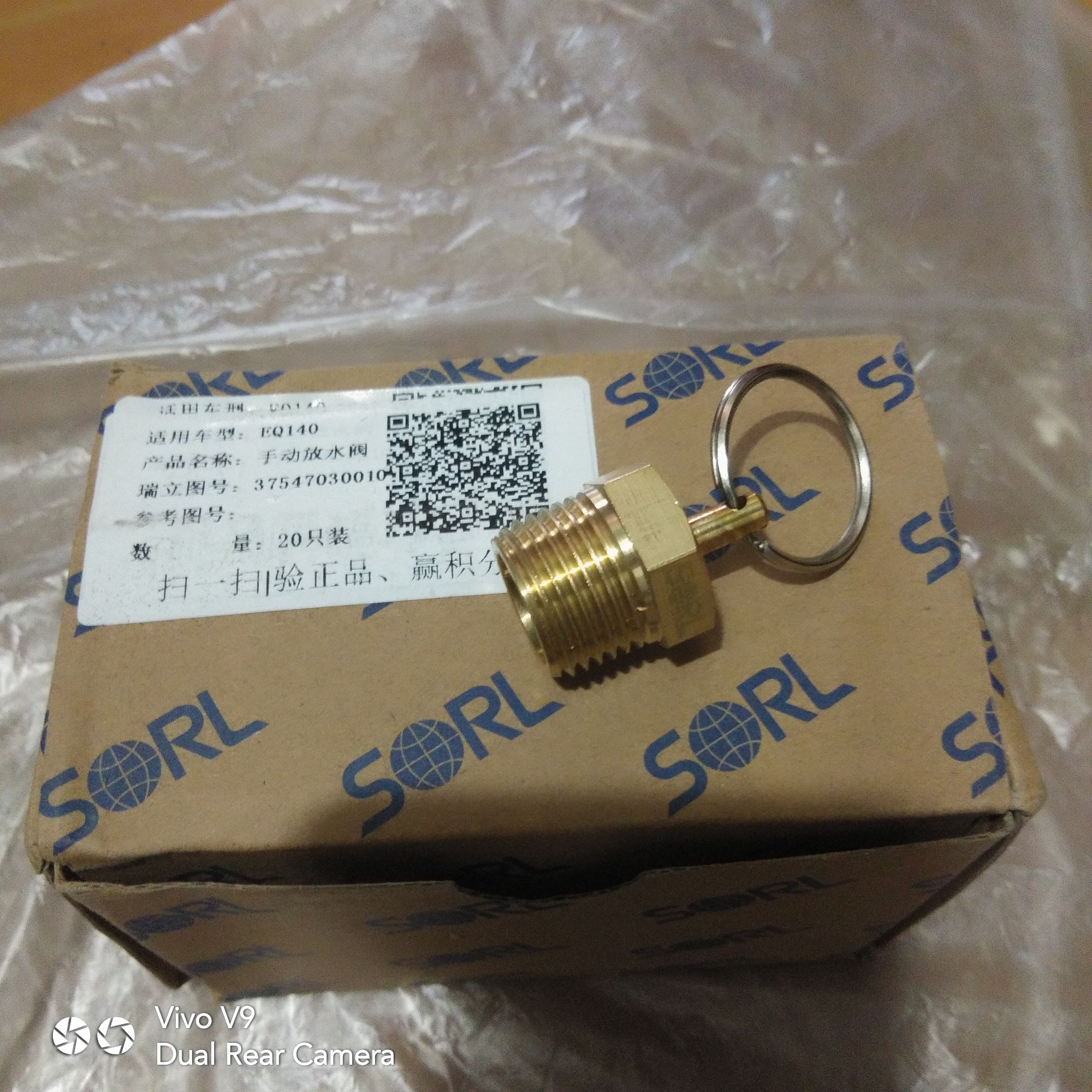 Van Xả Bình Hơi Xe Tải ren 21- Vie Parts. Van xả nước,  Núm xả nước.