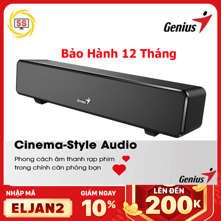 Loa thanh genius soundbar 100, cổng usb