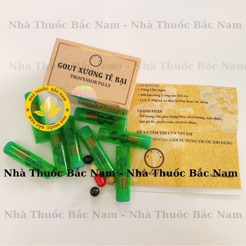 Gout xương tê bại hộp 15 ống hỗ trợ ngừa tê chân tay, đau khớp