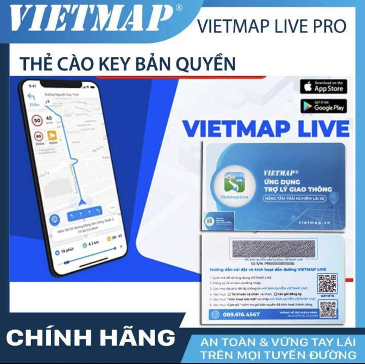 key bản quyền vietmap live pro 1 năm