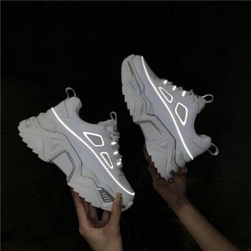 Giày sneakers, giày nữ thể thao phối viền phản quang siêu đẹp giá rẻ
