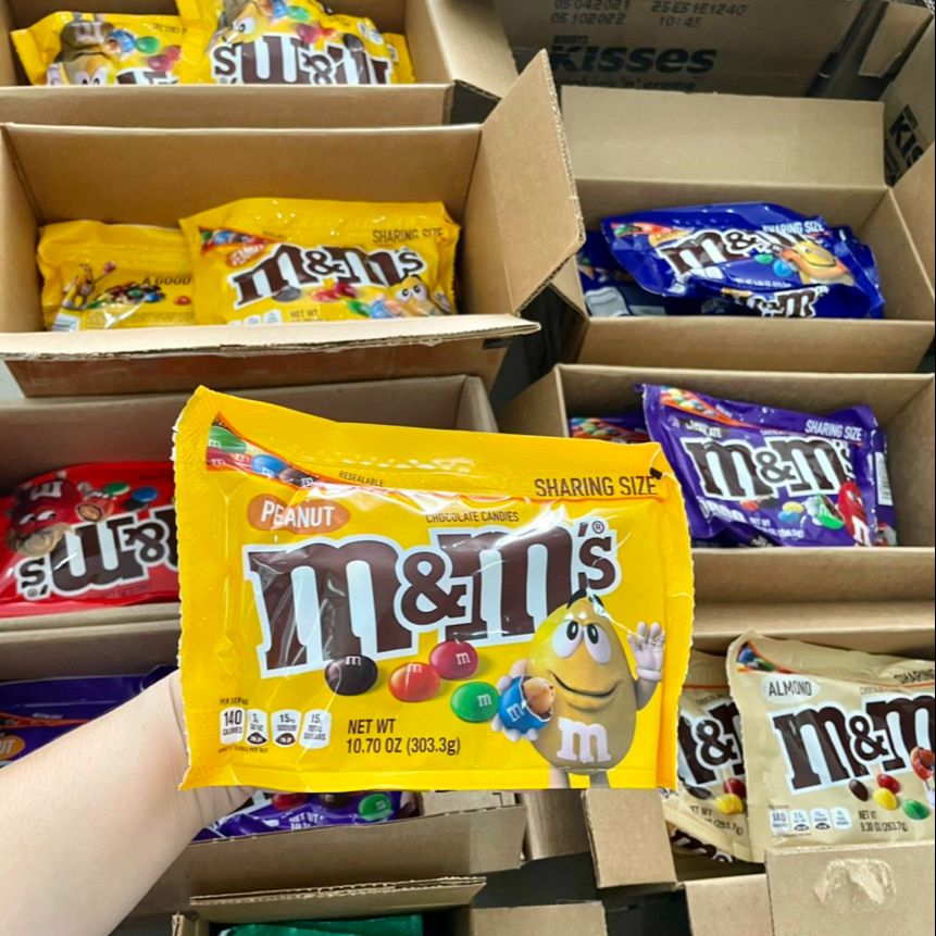[Date T3/2024] Socola M&M túi zip Mỹ
