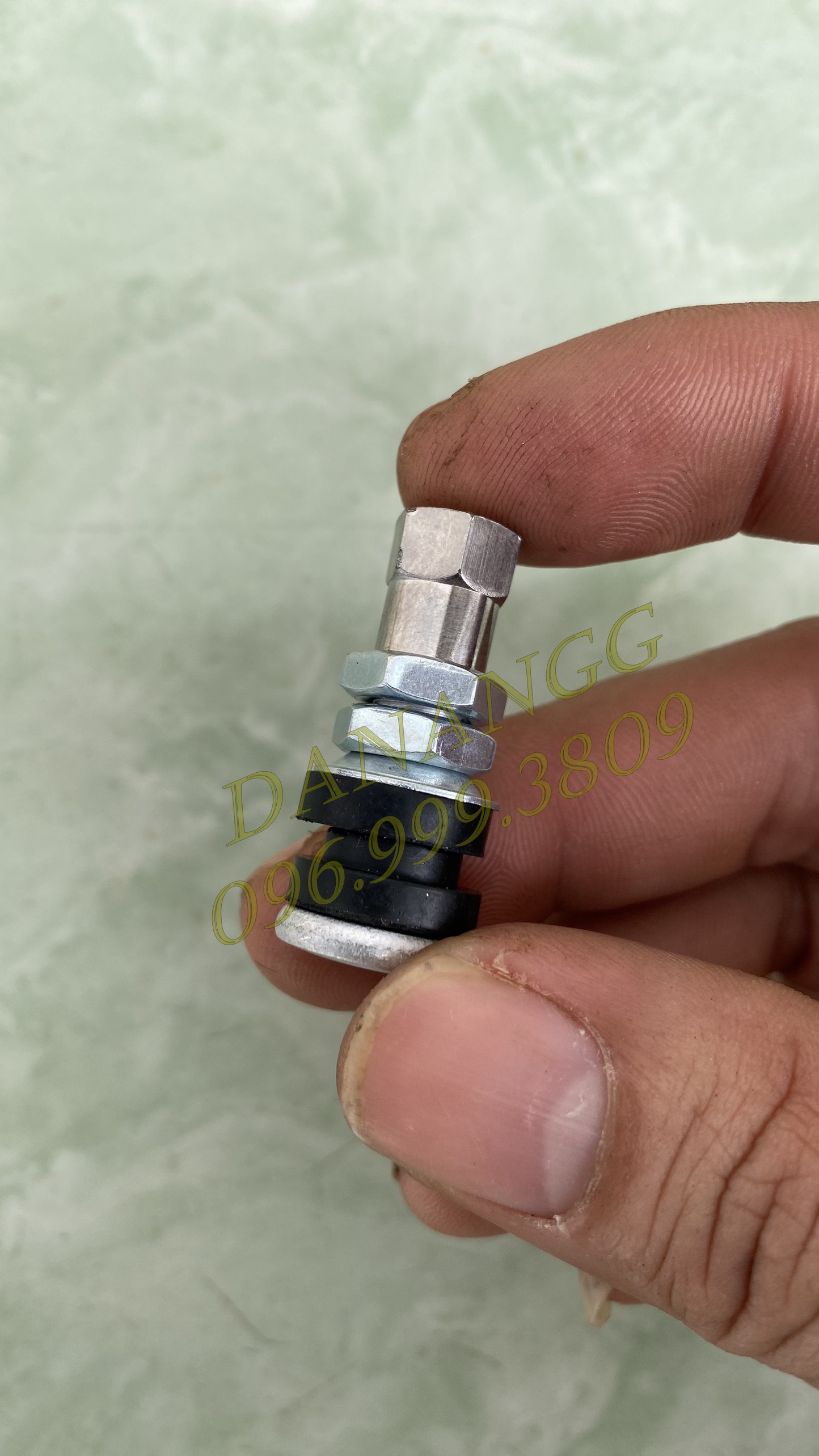 10 Van cao su lốp không xăm van cong - van sắt - đầu van