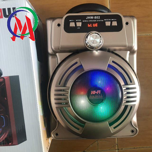 [HCM]Loa Bluetooth hát karaoke JHW 801 - 802 tặng mic có dây