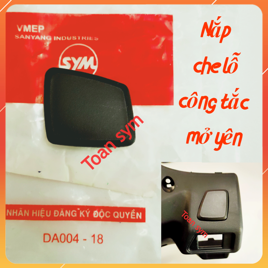 Nắp che lỗ công tắc yên xe chính hãng Sym